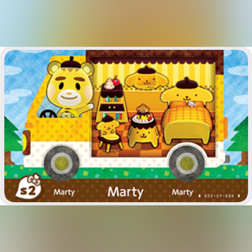 Marty Amiibo Card